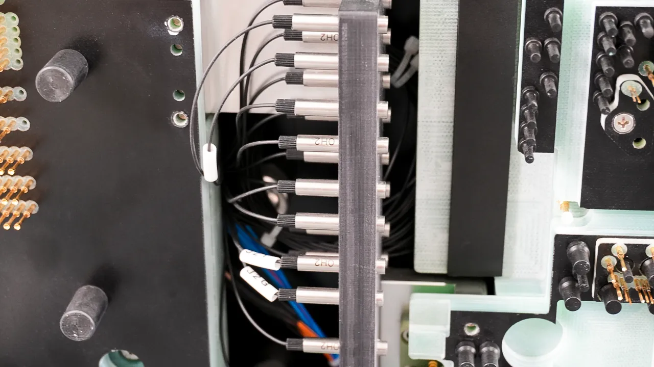 Gallery Close up – 2 LED Testers in an In Circuit Test Fixture