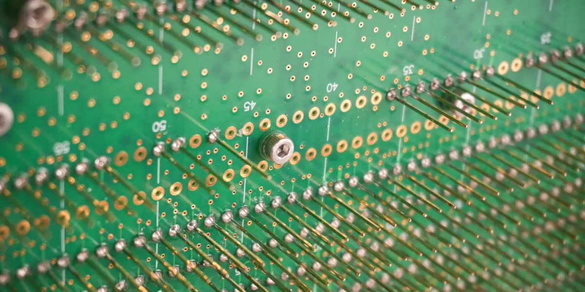 Wireless In-Circuit Test Fixture Probe Close up
