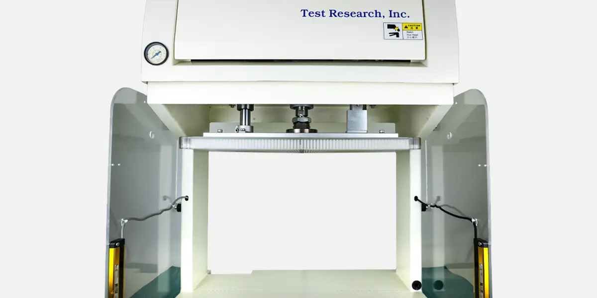 Front middle of the TRI 5001E In Circuit Test / Functional Test System