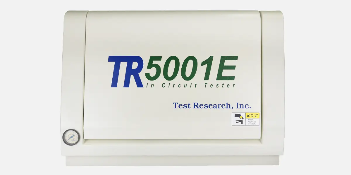 TR 5001E ICT - top of system with the lid closed.