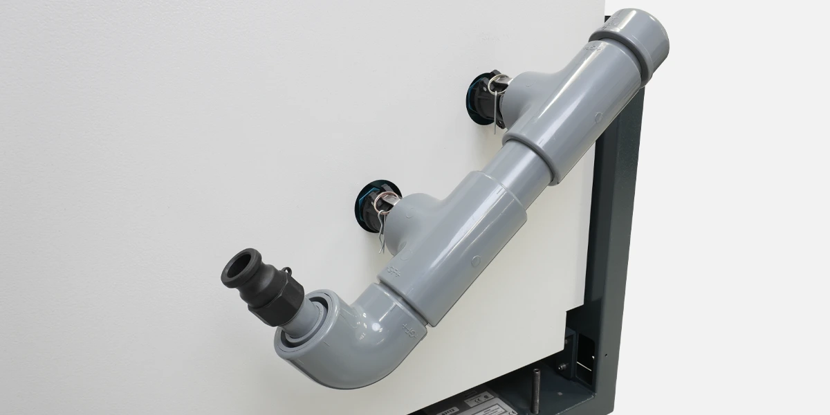 back-grey-tube View of the air pipes / valves on the side of the Agilent ICT i3070 test system that Forwessun has refurbished.