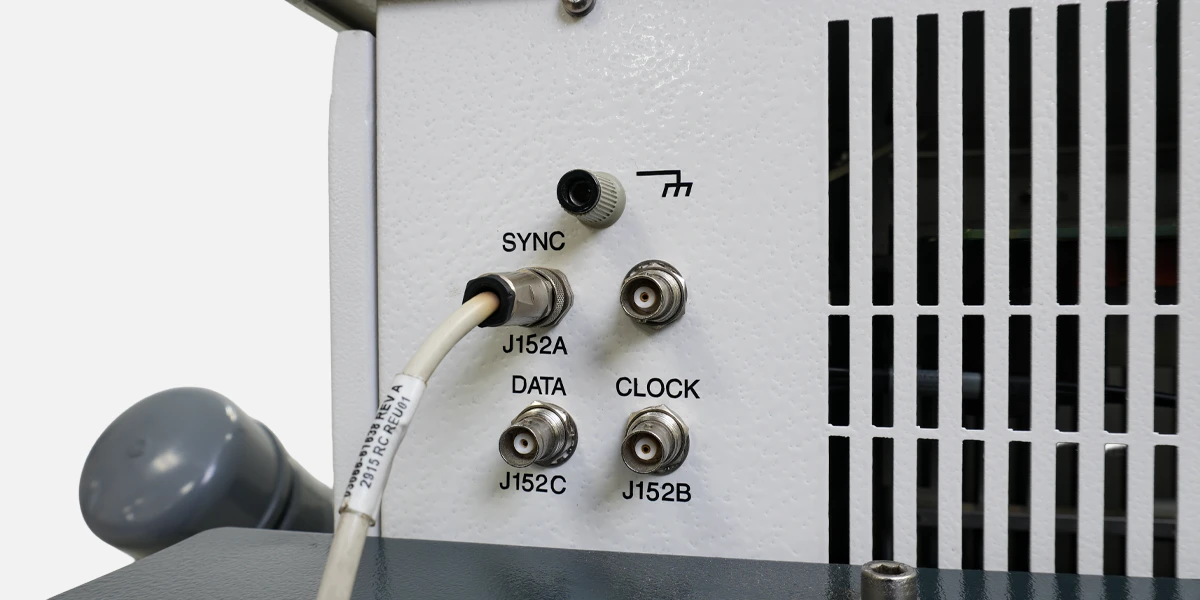 side-ports Side ports of the Agilent ICT i3070 test system that Forwessun has refurbished.