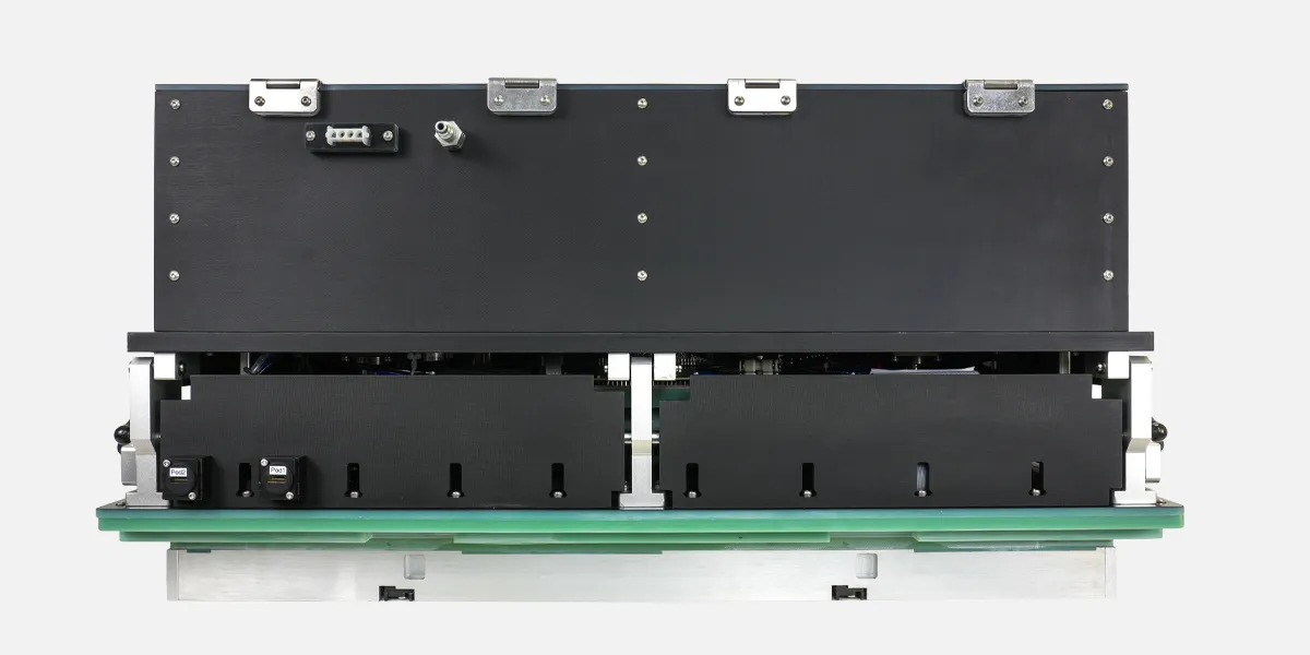 back-view Keysight 3070 Test fixture back-view
