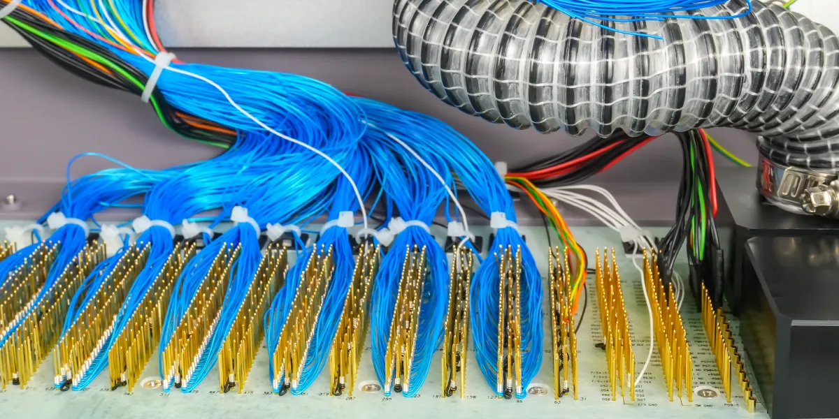 G-Closeup-tube Spectrum Test Fixture - bed of nails test fixture