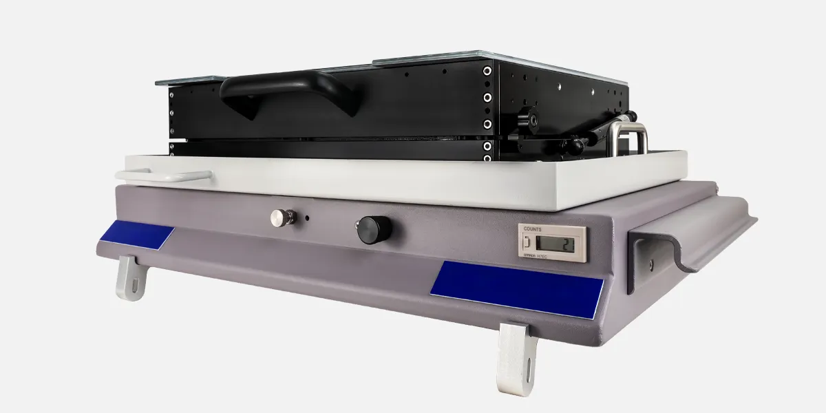 side-angle-closed Spectrum Test Fixture - side on closed