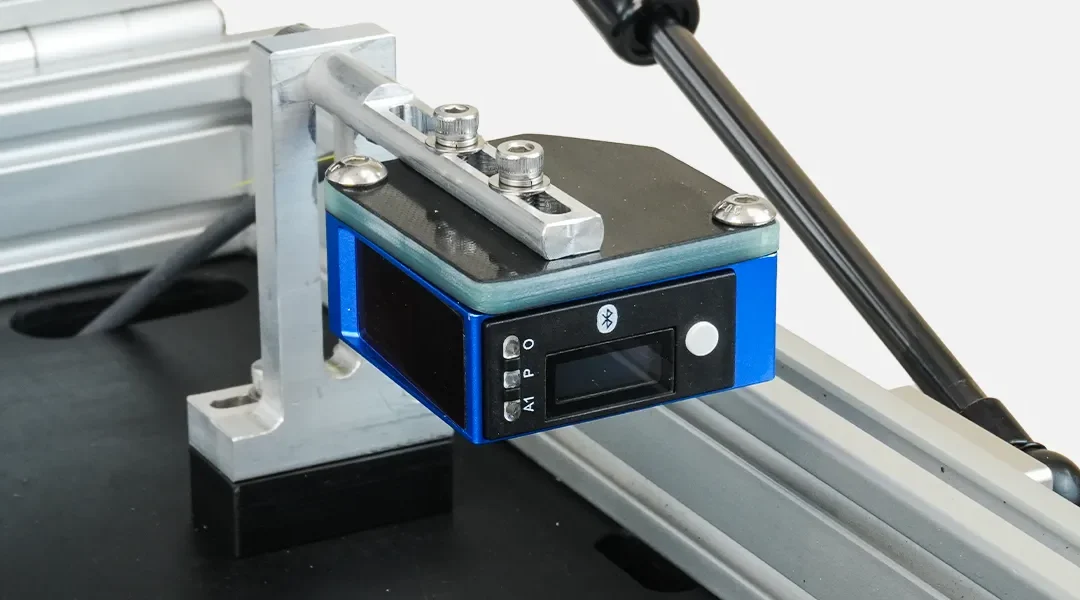Scanner on functional test fixture.